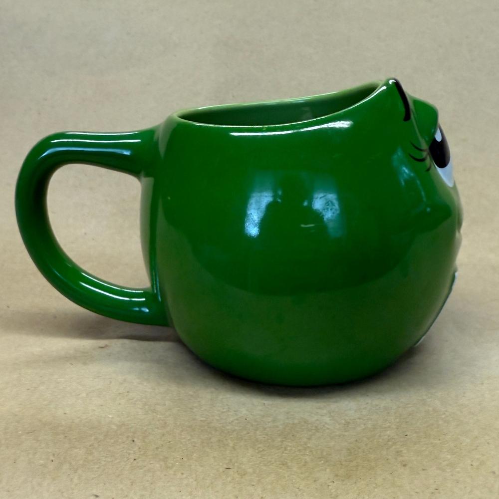 M&M's Green Sculptured Face Mug